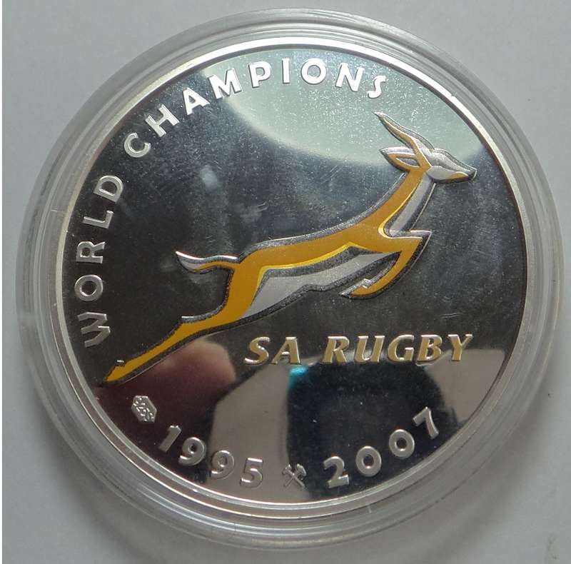 SA Rugby World Champions 1995-2007 Silver Medal