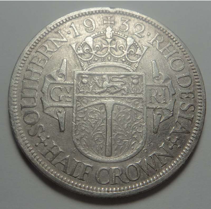 Southern Rhodesia: Silver Half-Crown of 1932