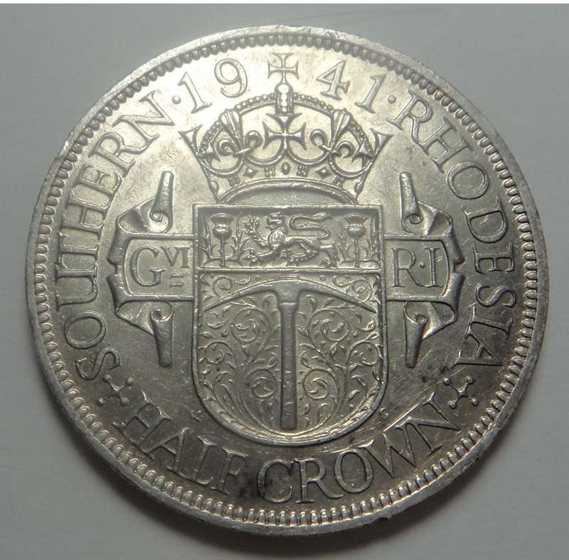 Southern Rhodesia: Silver Half-Crown of 1941