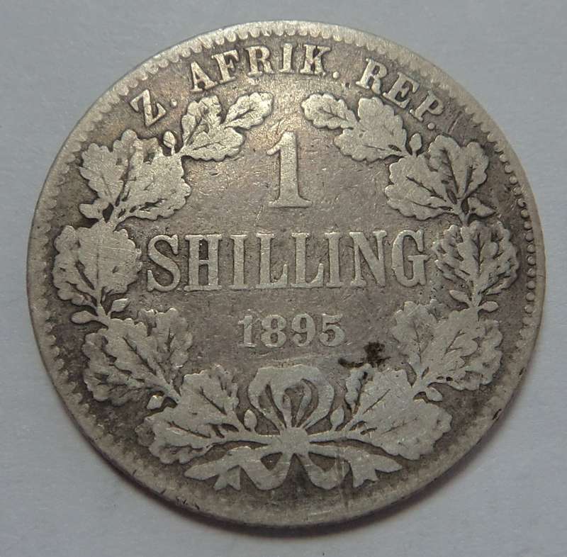 Paul Kruger ZAR Shilling (1/-) of 1895