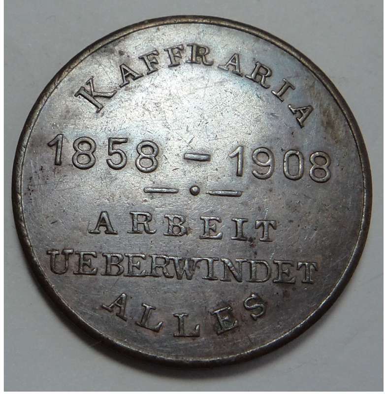 Cape Colony: German Kaffraria Settlers 50th Anniversary 1858-1908