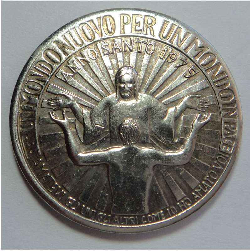 1975 Italy Holy Year Medallion