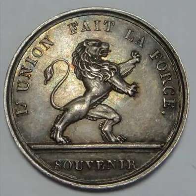 Belgium, Oath of Leopold I, Silver Medal 1831 (Very Scarce)