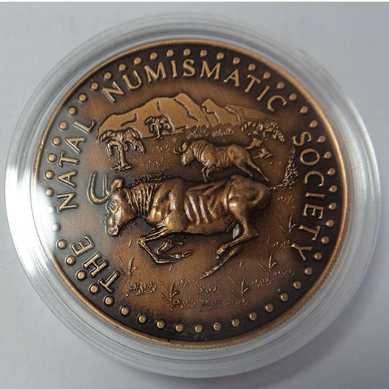 Natal Numismatic Society Diamond Jubilee (Darkened Bronze)