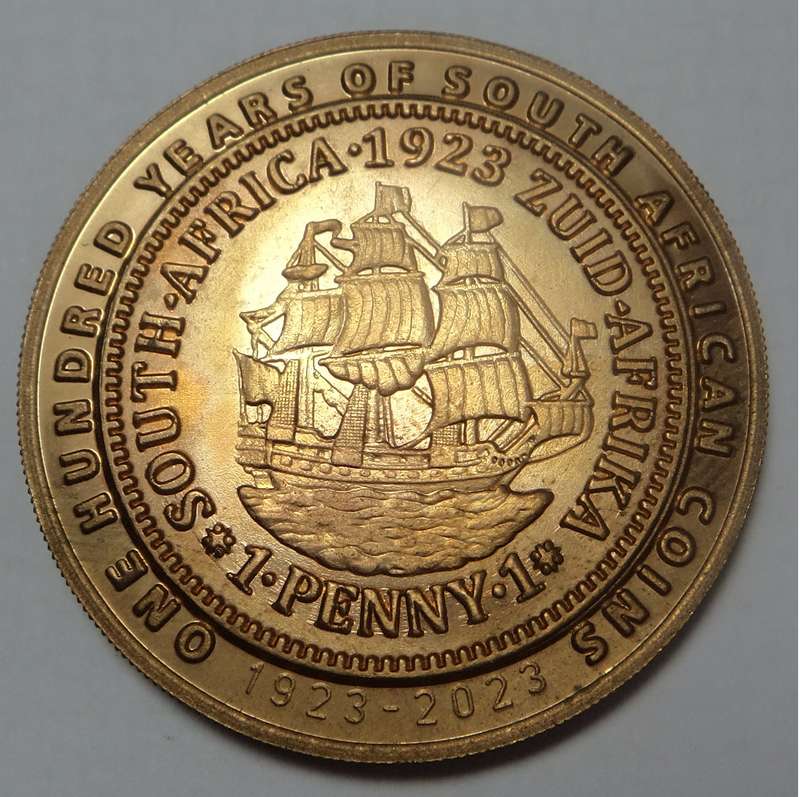 Hundred Years of SA Coinage (1923-2023) Bronze Medallion