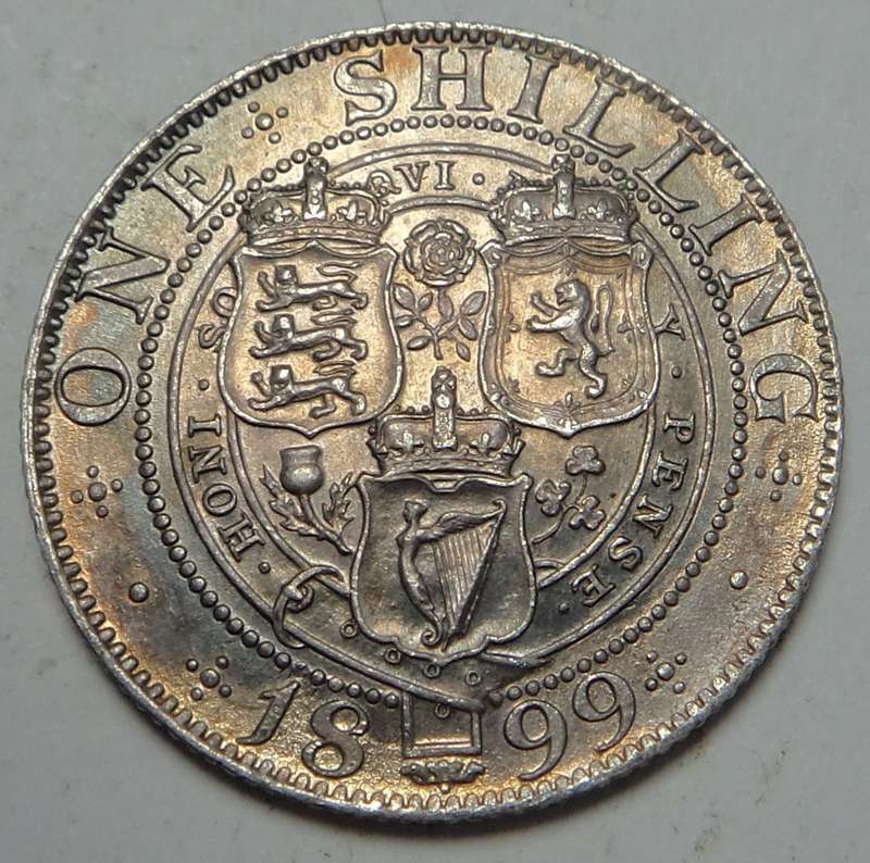 Great Britain Victorian Shilling 1899 (High Grade)
