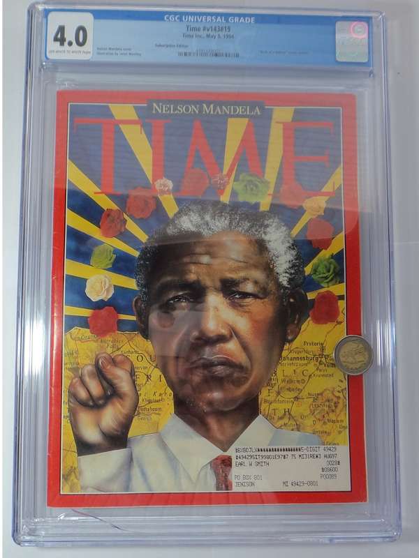 CGC Universal Grade 4.0: Time Magazine Nelson Mandela