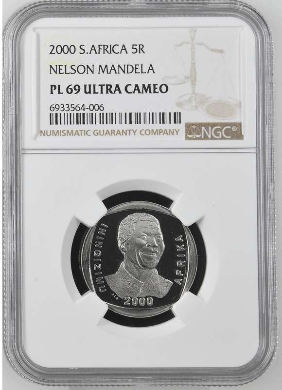Mandela R5 of 2000 PL69 Cameo (2 available)