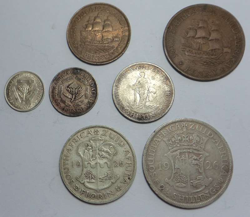 Union of SA: Coin Set of 1926