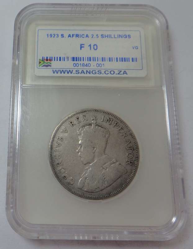1923 Half Crown, Union  of SA, Sangs F10
