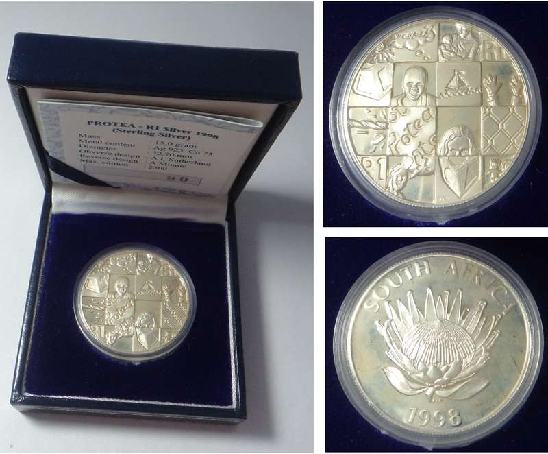 RSA Proof Silver R1 1998 (Children / Collage)
