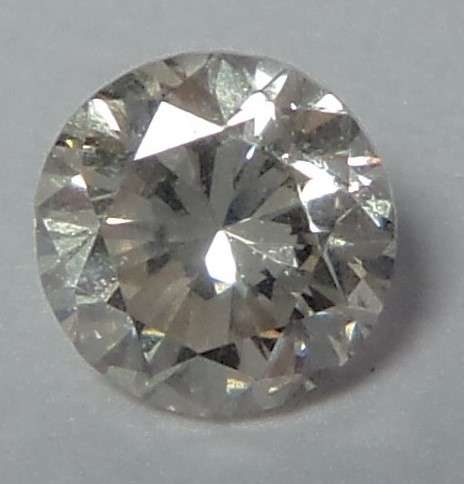 Natural Diamond: 0.37ct Round Cut ± M-N/Si1