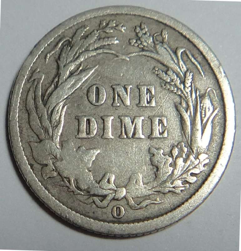 USA: Barber One Dime 1899 (New Orleans)