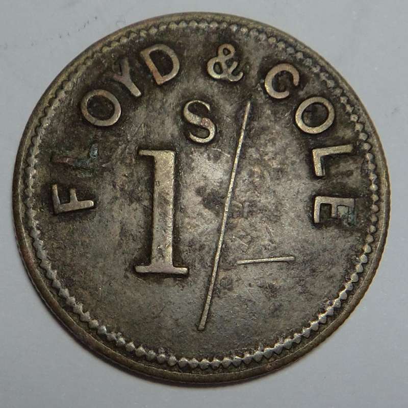 Cape Province: Kimberley: Floyd & Cole 1 Shilling Token