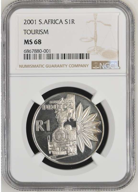 2001 Silver R1 (Tourism) NGC MS 68 (Top Pop)