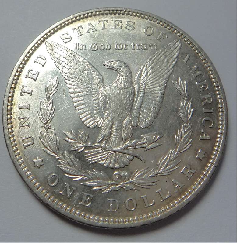 USA: Silver Morgan Dollar of 1896 (Philadelphia)