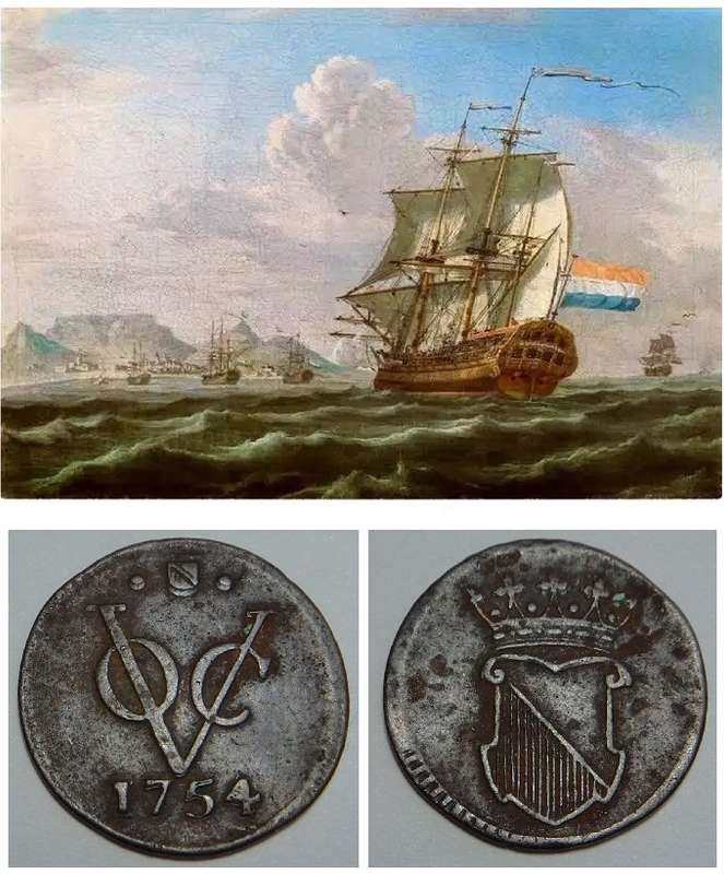 VOC (Utrecht): Half-Doit of 1754