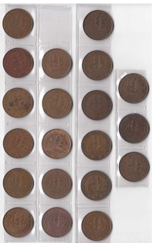 Union of South Africa: Half Penny Collection