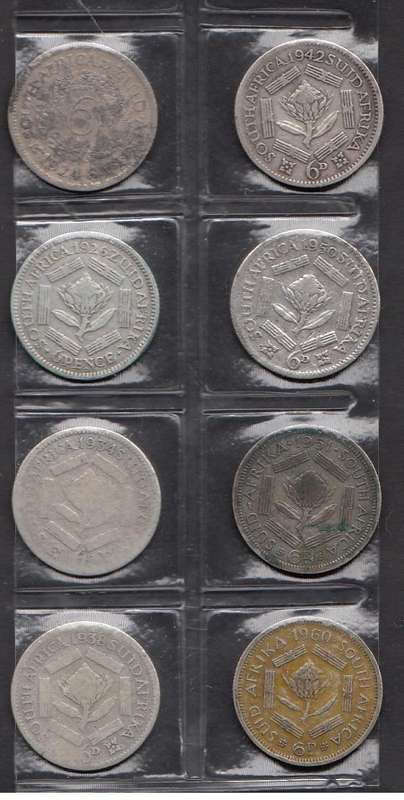 Union of South Africa: Sixpence Collection