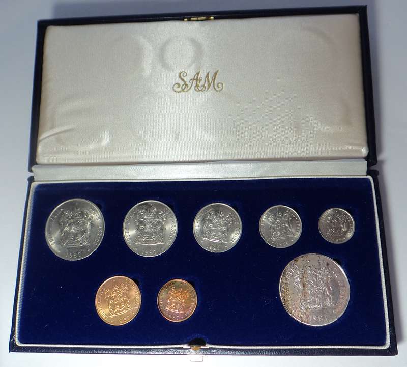 RSA Coin Set with Proof R1 of 1987