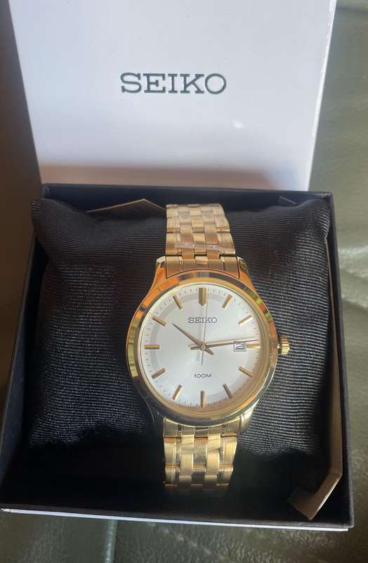 Original Seiko Gold-Tone Stainless Steel