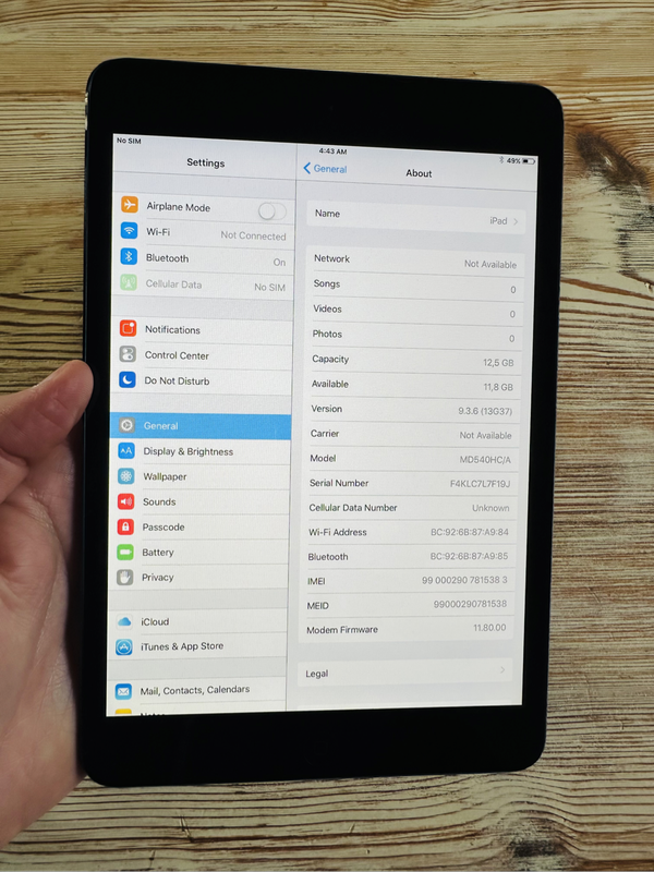 iPad Mini Wifi and Sim