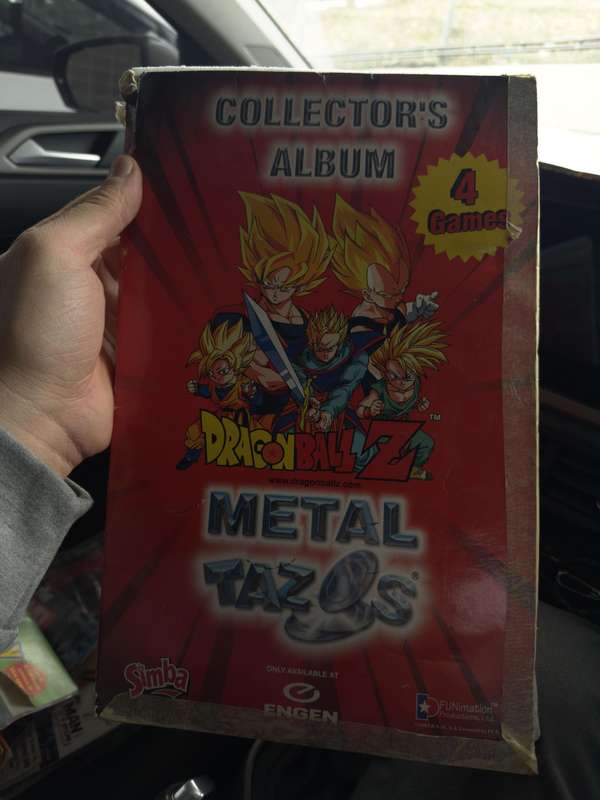 Dragon Ball Z Metal Tazo's Collectors Album