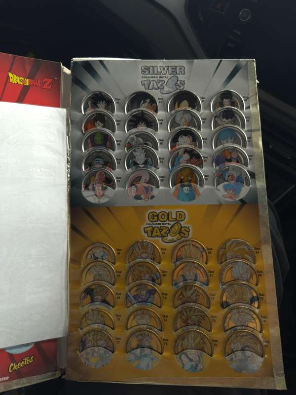 Dragon Ball Z Metal Tazo's Collectors Album