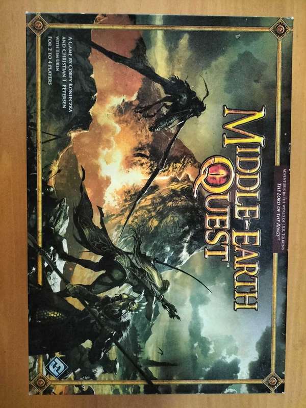Middle earth quest (Lord of the Rings) Boardgame - Rare find