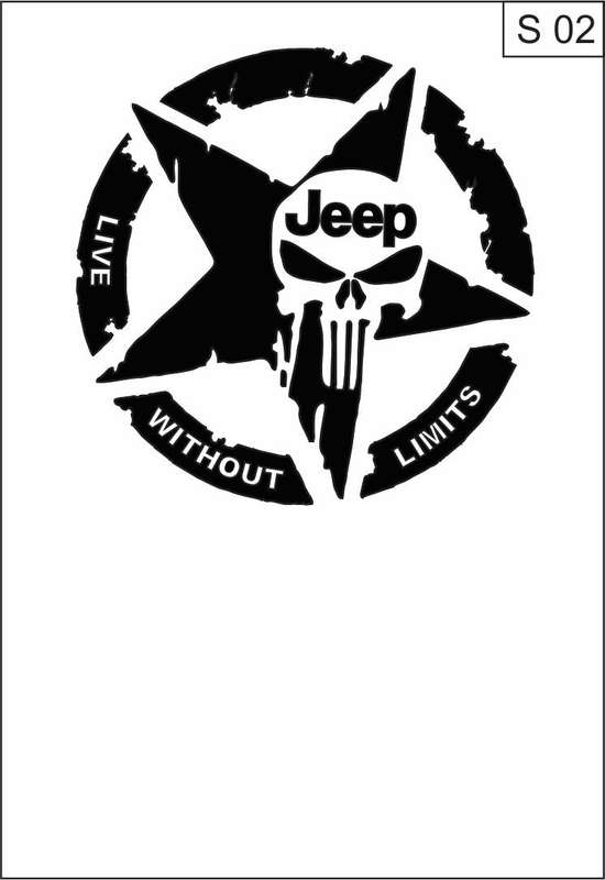 JEEP Star 350mm Matt Black SO2