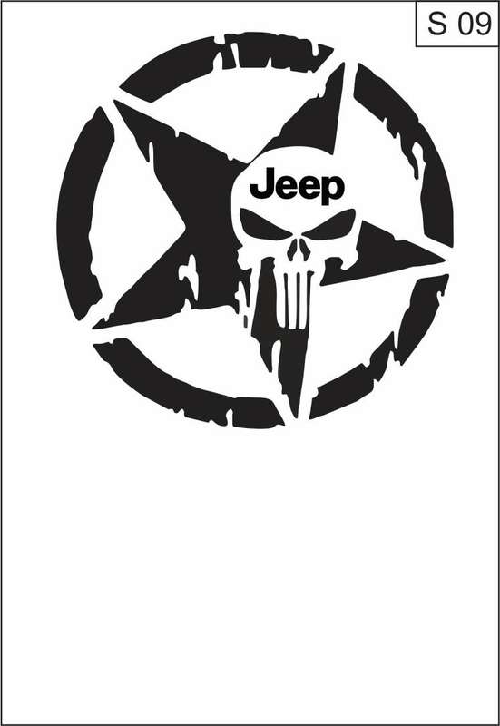 JEEP Star 350mm Matt Black SO9