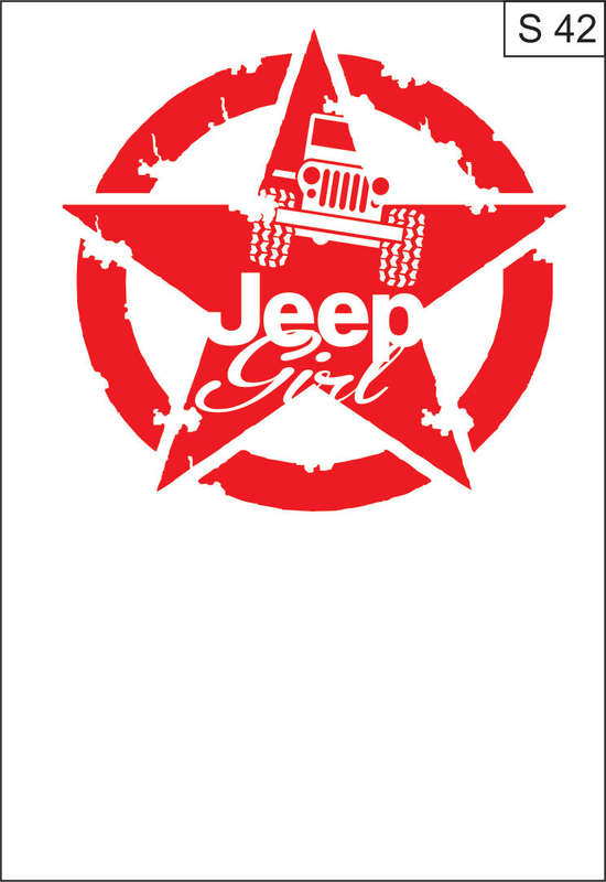JEEP Star 350mm Gloss Red SO 42