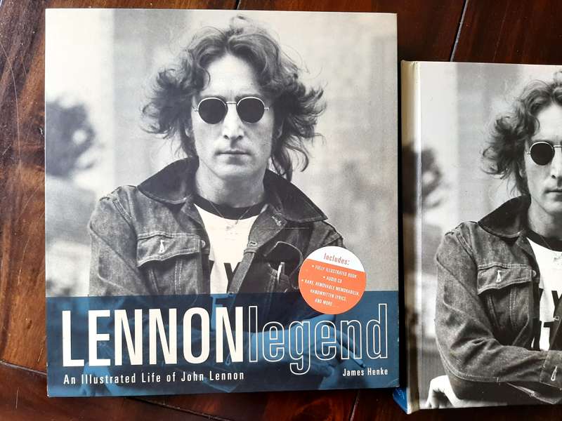 John Lennon, first edition "An illustrated life of John Lennon" from 2003, new