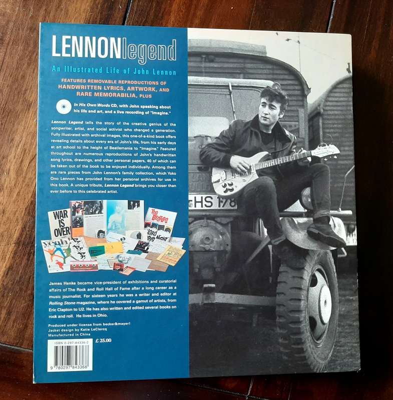 John Lennon, first edition "An illustrated life of John Lennon" from 2003, new