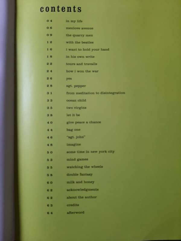 John Lennon, first edition "An illustrated life of John Lennon" from 2003, new