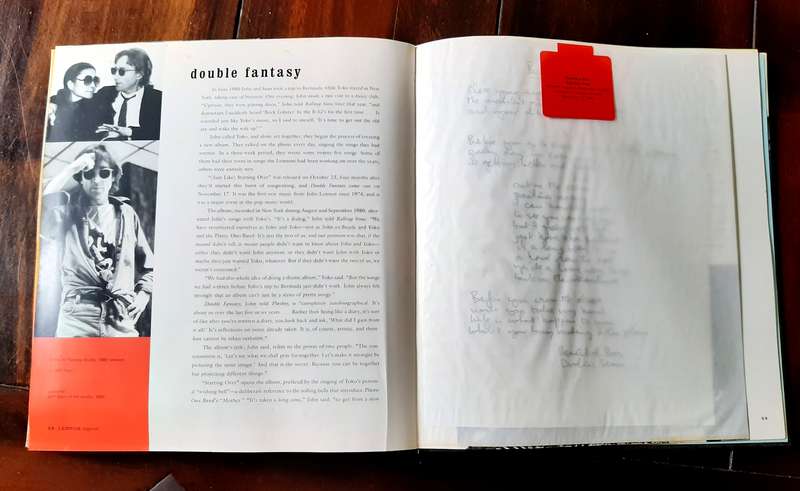 John Lennon, first edition "An illustrated life of John Lennon" from 2003, new