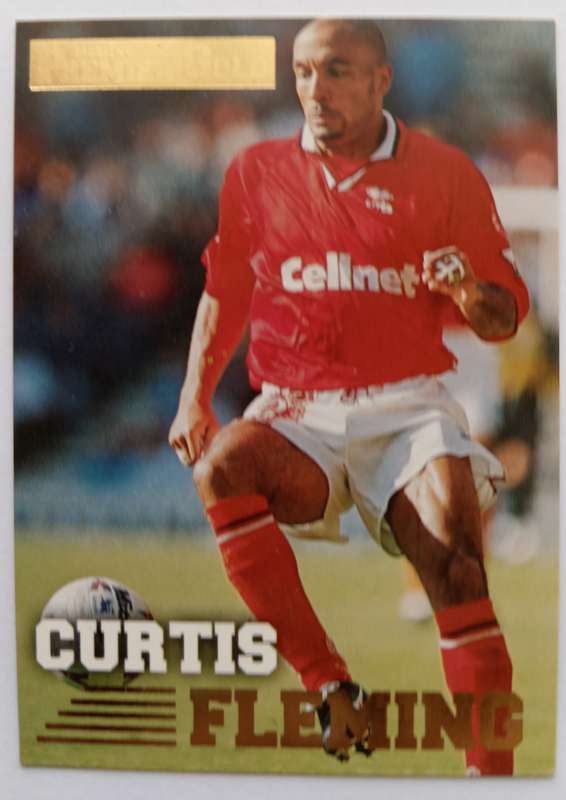 CURTIS FLEMING - TOPPS PREMIER GOLD COLLECTION 1996/97 - TRADING CARD CARD 100 of 161