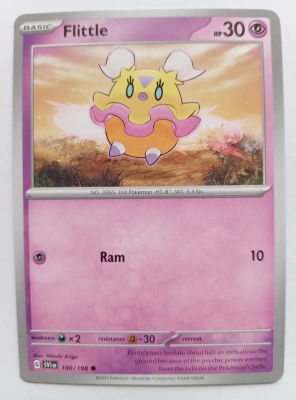 FLITTLE - POKEMON SCARLET & VIOLET 2023  - COMMON TRADING CARD 100/198 - MINT