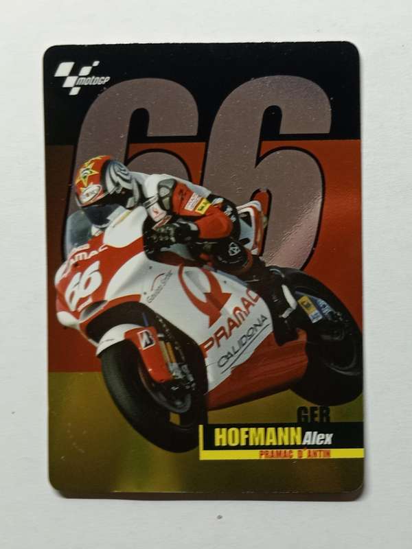 ALEX HOFMANN - MOTO GP 07 `PREZIOSI COLLECTION`  - RARE LOT of 4 FOIL TRADING CARDS