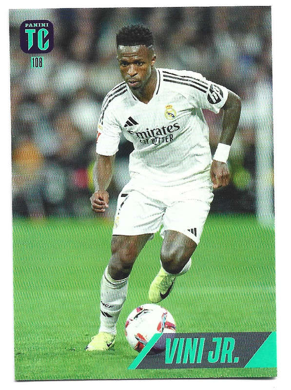 VINI JR - PANINI `TOP CLASS` 2025 COLLECTION -  BASE TRADING CARD 108