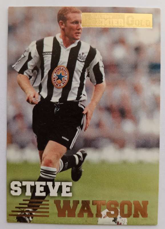 STEVE WATSON (Newcastle) - TOPPS PREMIER GOLD COLLECTION 1996/97 - TRADING CARD CARD 110 of 161