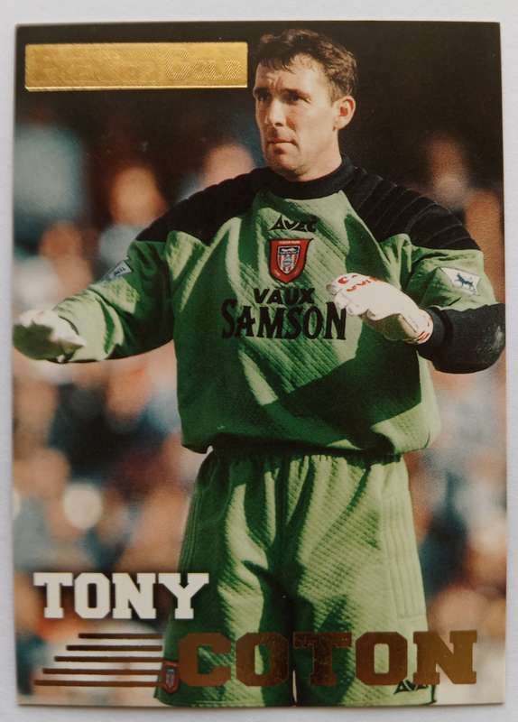 TONY COTTON - TOPPS PREMIER GOLD COLLECTION 1996/97 - TRADING CARD CARD 133 of 161