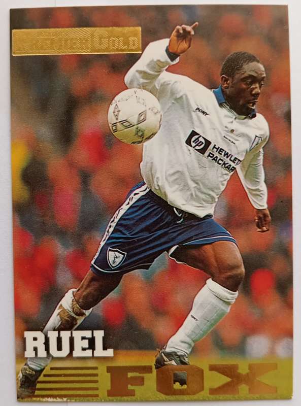 RUEL FOX (Spurs) - TOPPS PREMIER GOLD COLLECTION 1996/97 - TRADING CARD CARD 143 of 161