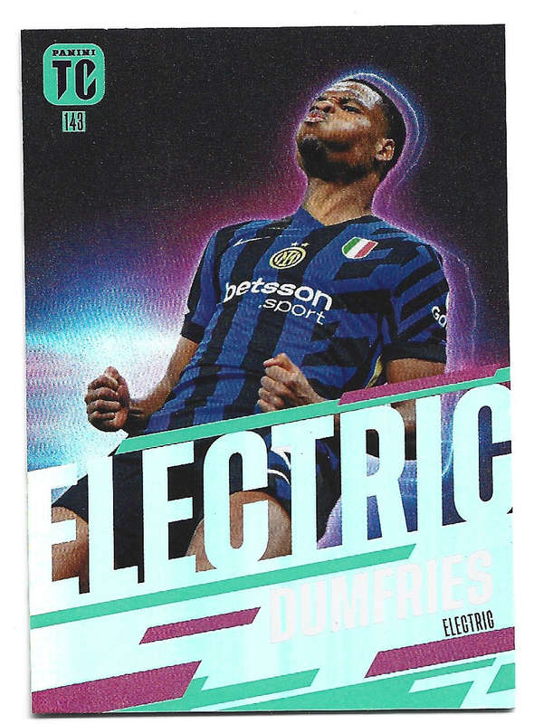 D. DUMFRIES - PANINI `TOP CLASS` 2025 COLLECTION - FOIL ELECTRIC TRADING CARD 143