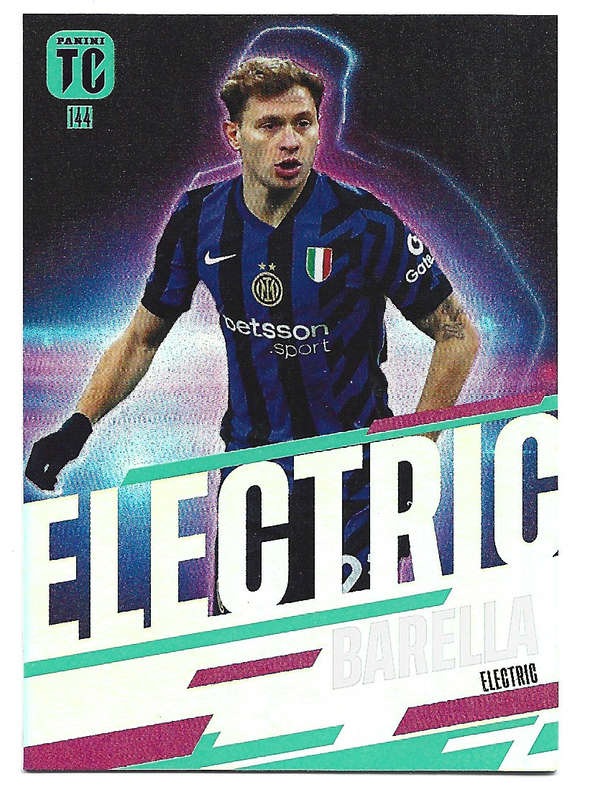 N. BARELLA - PANINI `TOP CLASS` 2025 COLLECTION - FOIL ELECTRIC TRADING CARD 144