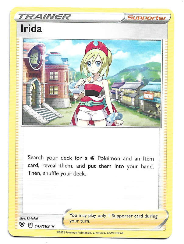 IRIDA - POKEMON TCG ASTRAL RADIANCE  COMMON  147/189 TRADING CARD