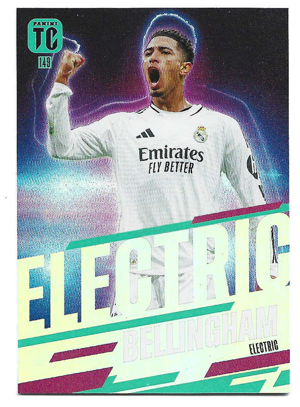 JUDE BELLINGHAM - PANINI `TOP CLASS` 2025 COLLECTION - FOIL ELECTRIC TRADING CARD 149