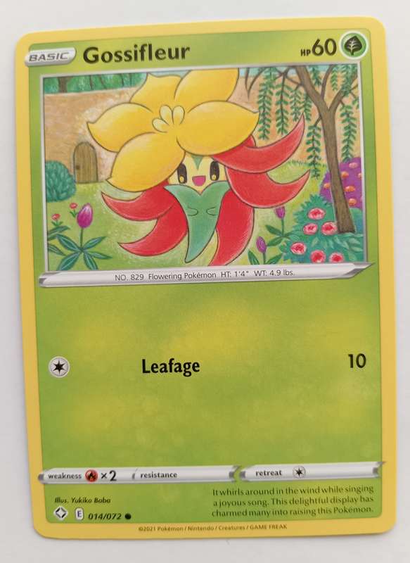 GOSSIFLEUR - POKEMON NINTENDO PALDEA EVOLVED - COMMON TRADING CARD 14/72