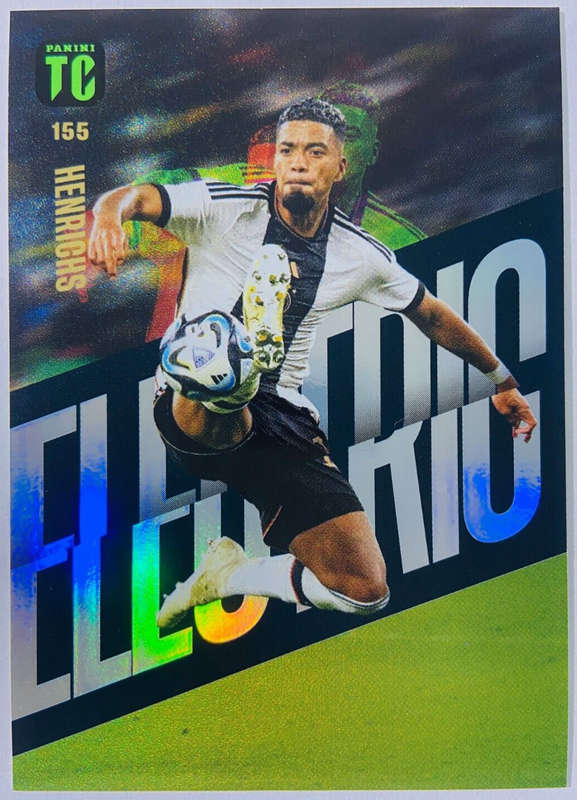 HENRICHS - PANINI `TOP CLASS` 2024 - RARE FOIL `ELECTRIC` TRADING CARD 155
