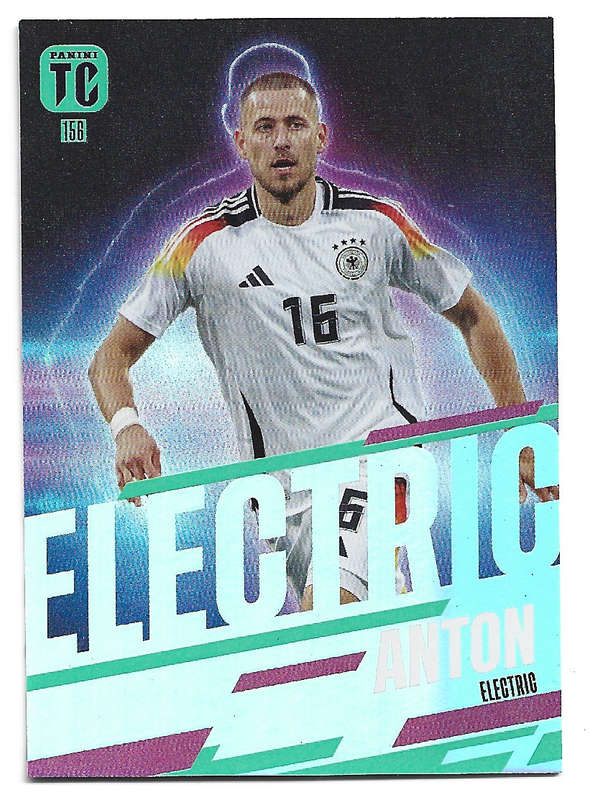 WALDEMAR ANTON - PANINI `TOP CLASS` 2025 COLLECTION - FOIL ELECTRIC TRADING CARD 156
